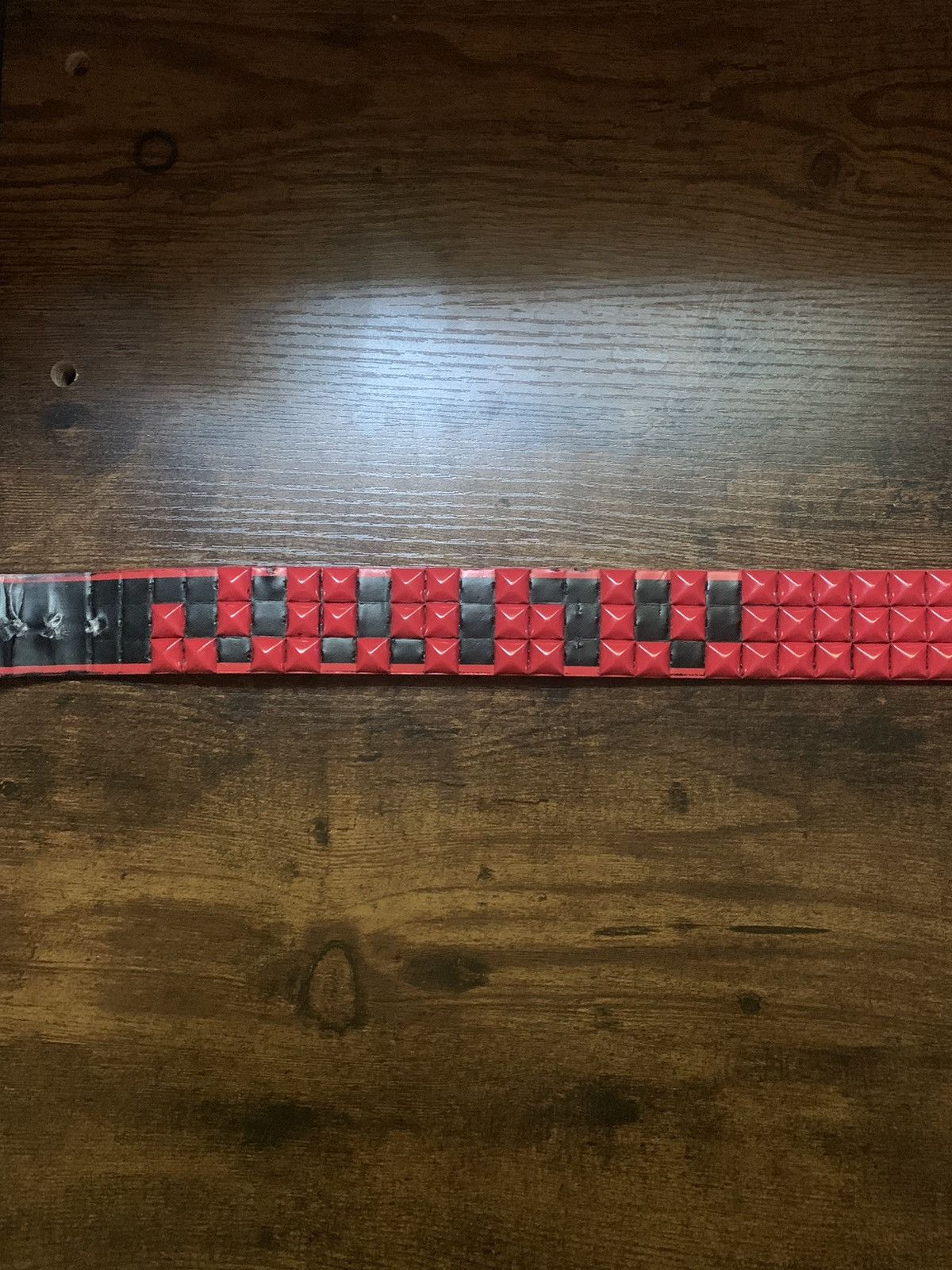 Vintage Red Studded Belt opium 2000s Streetwear Punk Y2K Emo Sick Size ONE SIZE - 3 Thumbnail