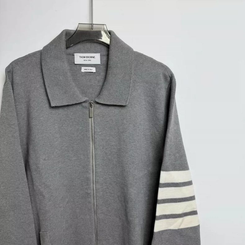 Thom Browne Thom Browne Zipper jacket coat Size US L / EU 52-54 / 3 - 2 Thumbnail