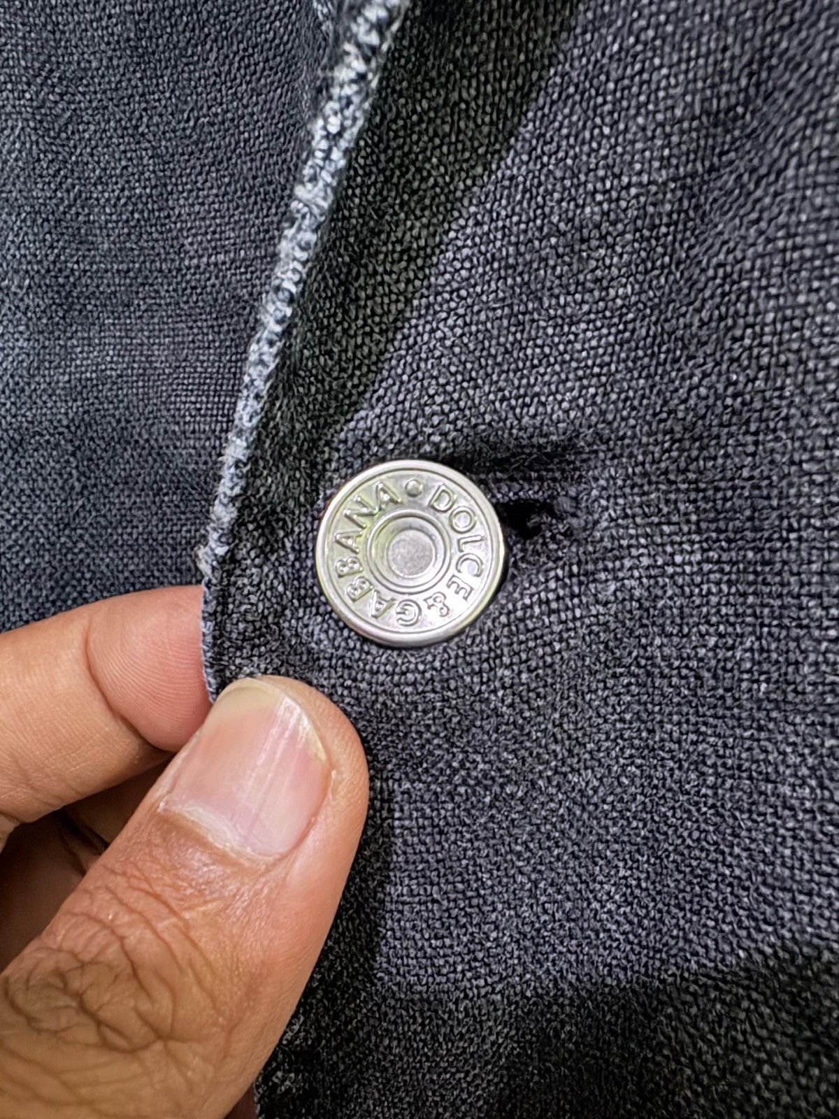 Dolce & Gabbana Dolce And Gabbana Linen Jacket Distressed Design Size US S / EU 44-46 / 1 - 16 Thumbnail