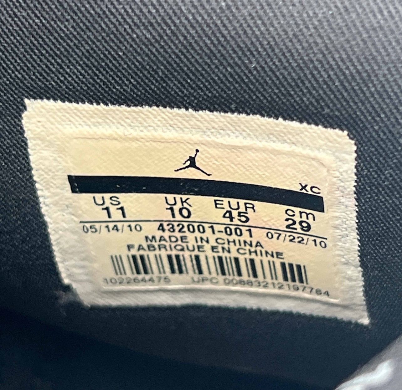 Jordan Brand × Nike Jordan 1 Banned Bred X 2010 OG Rare Size 11 Size US 11 / EU 44 - 7 Thumbnail