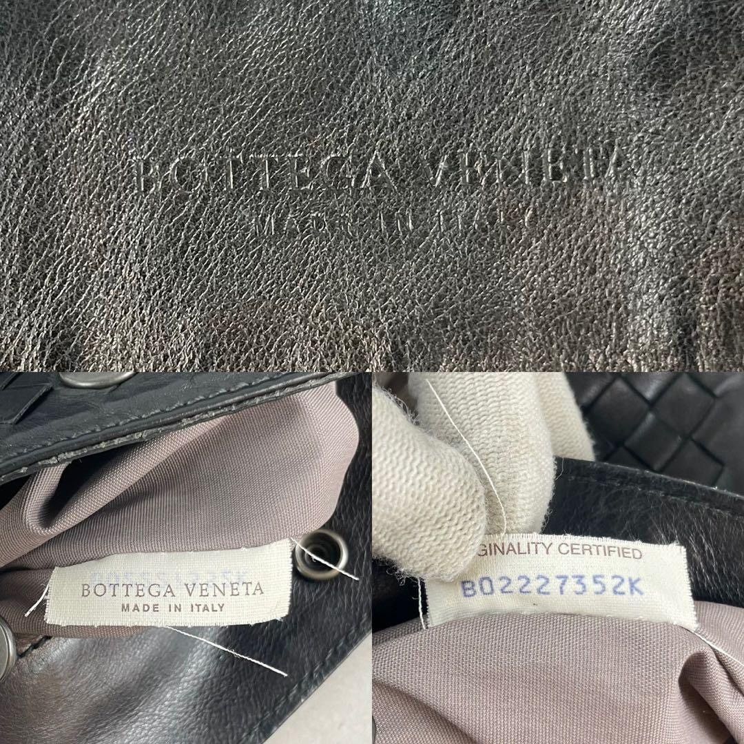 Bottega Veneta Bottega Veneta Intrecciato 2-Way Tote Bag – Black Leather Size ONE SIZE - 10 Thumbnail