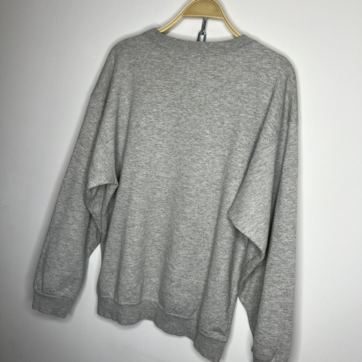 Nike × Vintage Vintage Nike Sweatshirt Crewneck Swoosh Grey Logo 90s Size US M / EU 48-50 / 2 - 7 Thumbnail