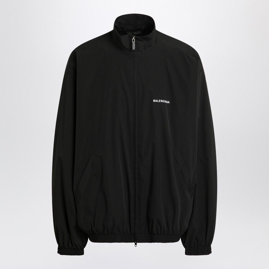 Balenciaga o1d2blof0226 Balenciaga Back Zip Sweatshirt in Black Size US M / EU 48-50 / 2 - 1 Thumbnail
