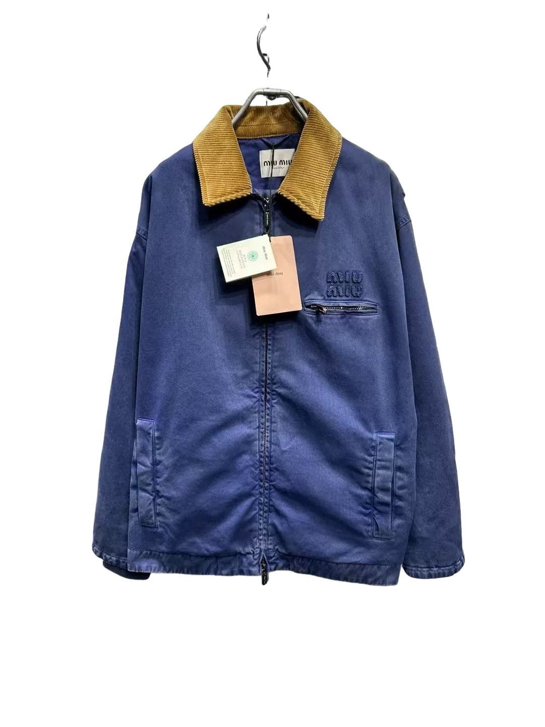Miu Miu Miu Miu Corduroy Collar Work Jacket 44 Size US S / EU 44-46 / 1 - 1 Thumbnail