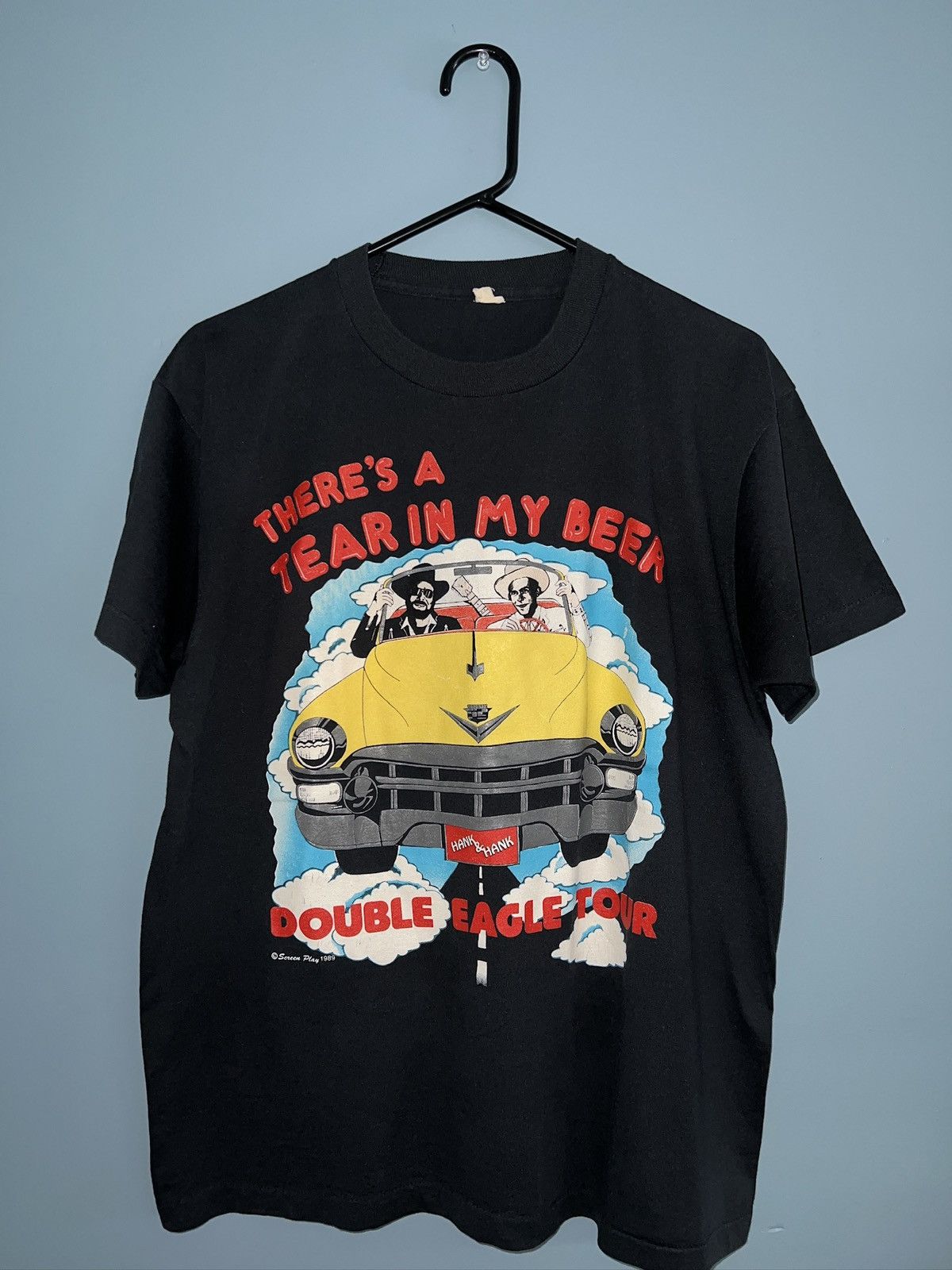 1989 Hank & Hank Double Eagle Tour Graphic Tee