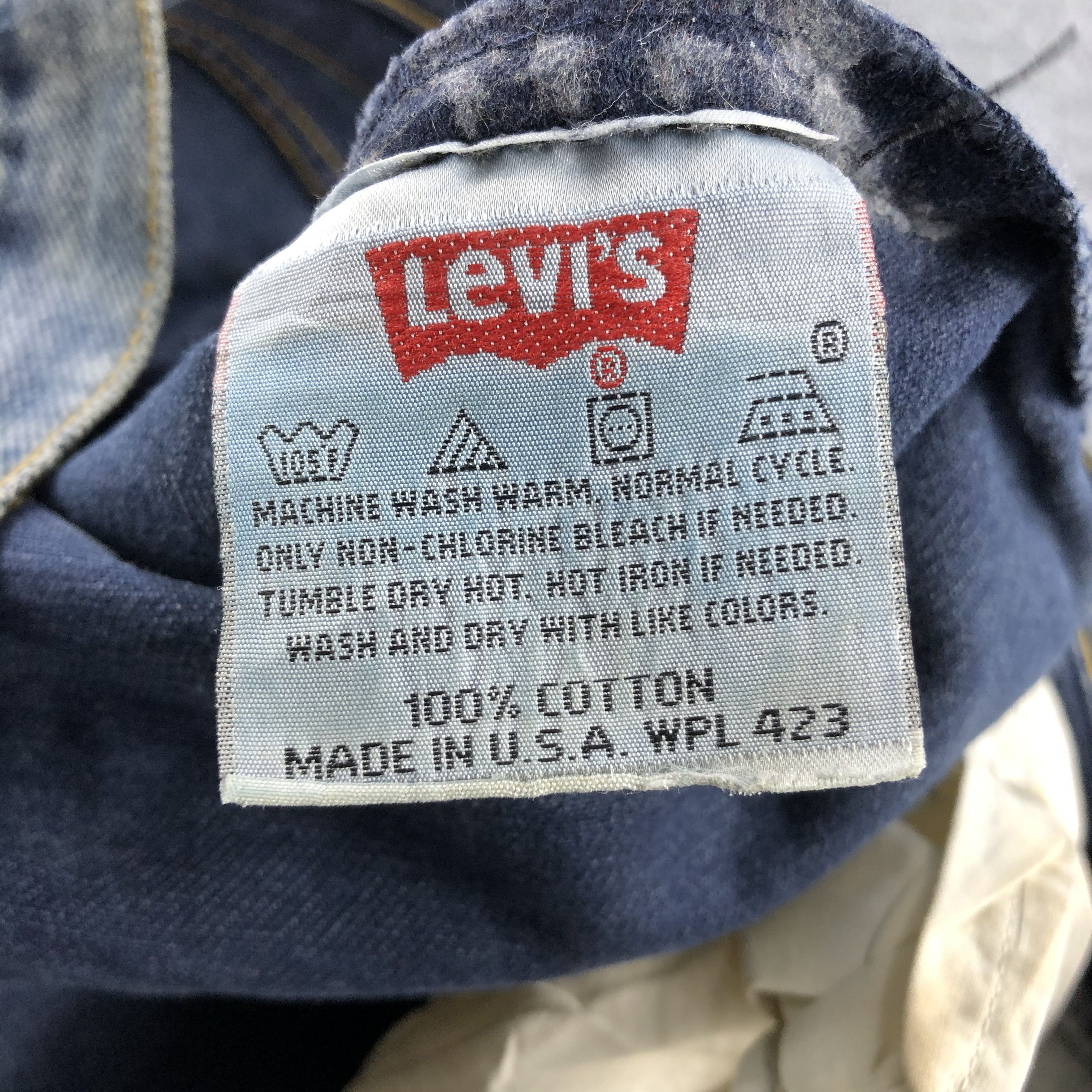Levi's 90s Vintage Ripped Levis 501 Earth Tone Jeans-J1563 Size US 32 / EU 48 - 13 Thumbnail