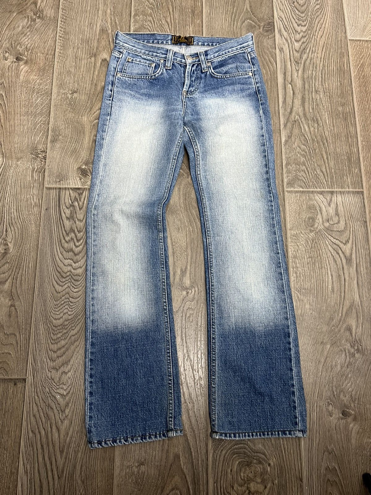 Fendi Vintage Fendi jeans bootcut washed denim 80s Size 27" / US 4 / IT 40 - 1 Thumbnail
