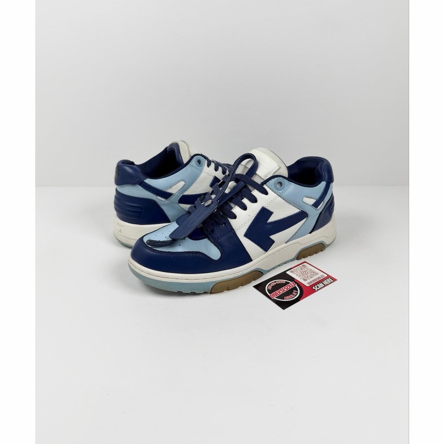 Off-White Size 41EU/8US - Off-White Out Of Office Blue Size US 8 / EU 41 - 1 Thumbnail