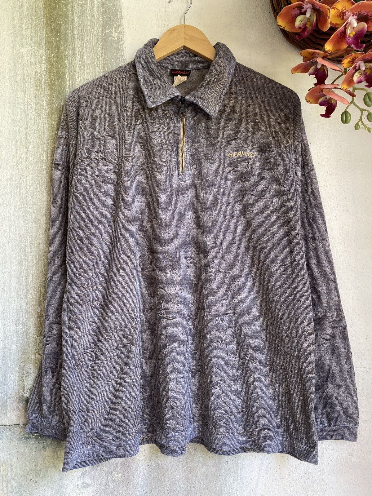 Gramicci × Vintage ✨Rare✨Gramicci Halfzipper Half Sweatshirt sweater Size US L / EU 52-54 / 3 - 1 Thumbnail