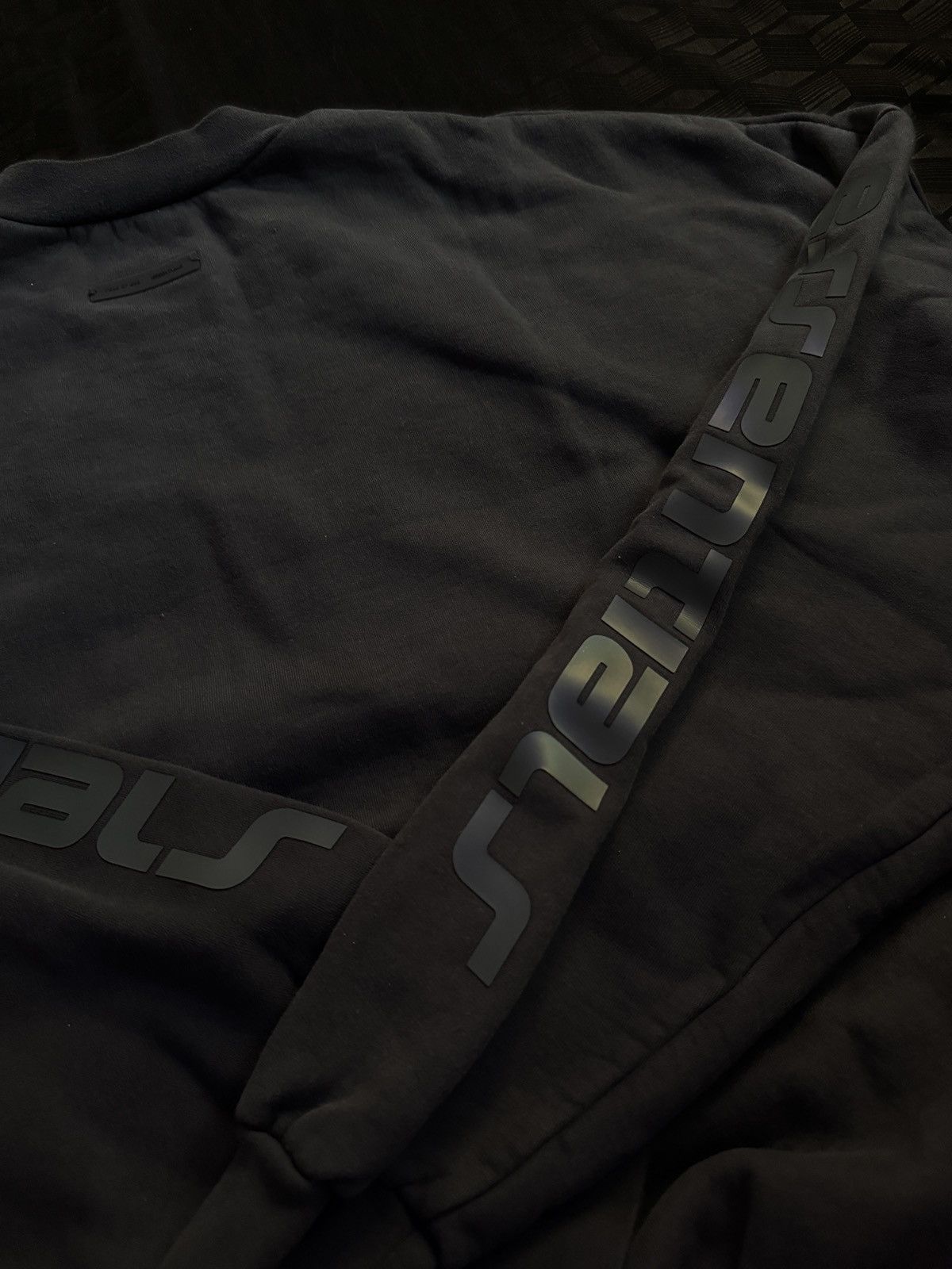 Essentials {Black Holiday 'Los Angeles' Heavy Fleece Cropped Sweatshirt Size US XL / EU 56 / 4 - 4 Thumbnail