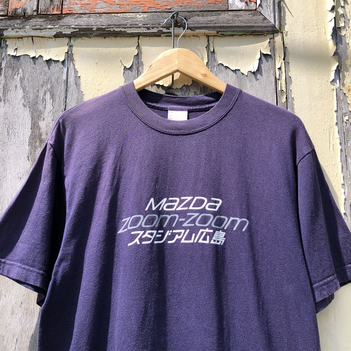 Vintage Vintage y2k Faded Mazda ZOOM-ZOOM Sunfaded Tshirt Size US L / EU 52-54 / 3 - 2 Thumbnail