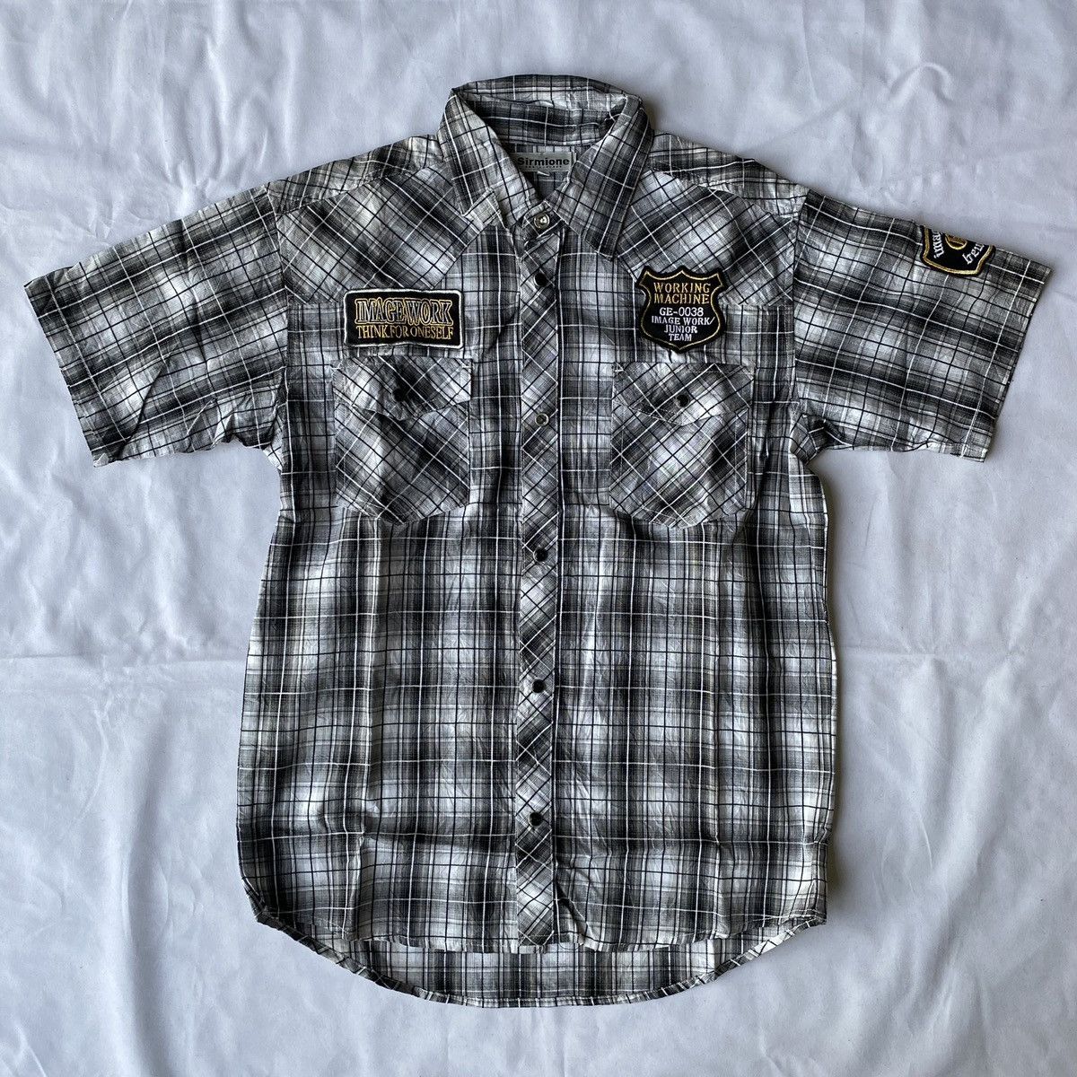 If Six Was Nine × Japanese Brand × Le Grande Bleu (L.G.B.) ImageWork Golden Eagle Button Up Workshirt Size US L / EU 52-54 / 3 - 1 Thumbnail