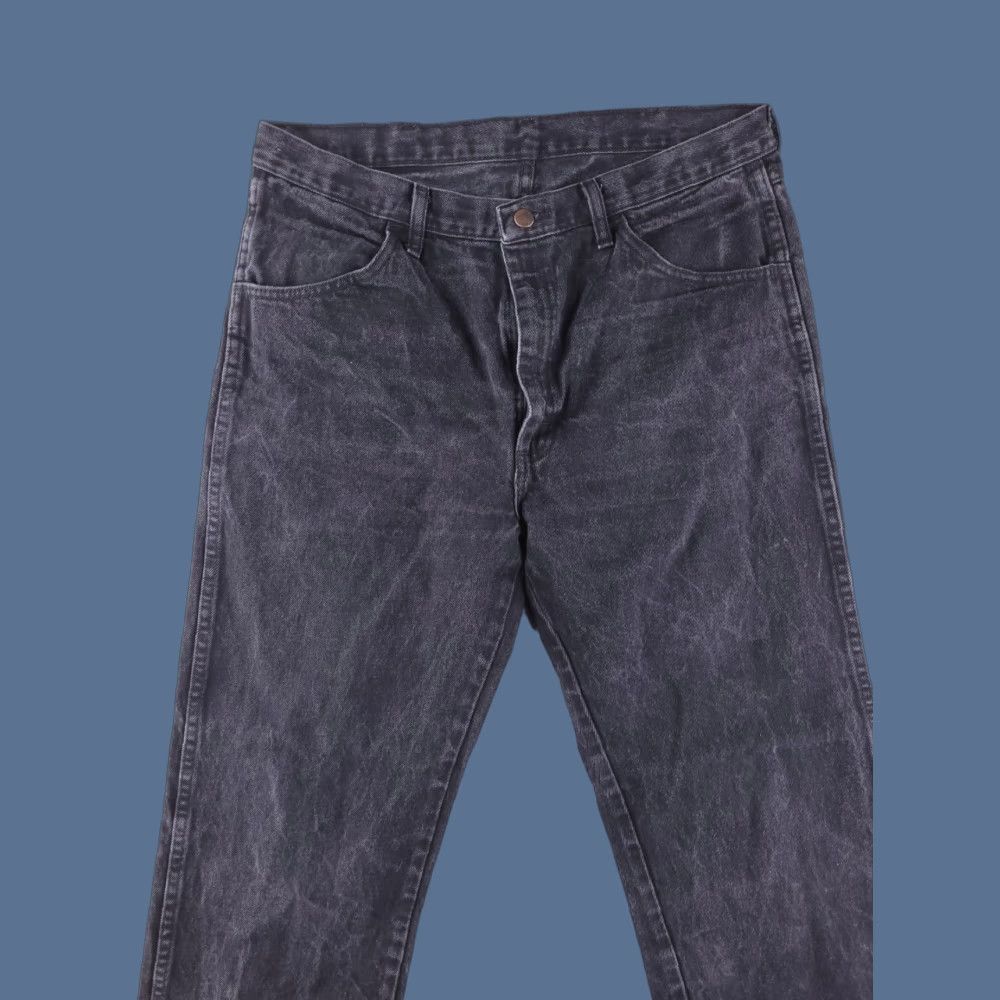 Wrangler Wrangler Jeans Mens 36x32 Black Straight Distressed Western Denim Pants Jeans Mens 36 Black Straight Distressed Western Size US 36 / EU 52 - 1 Thumbnail