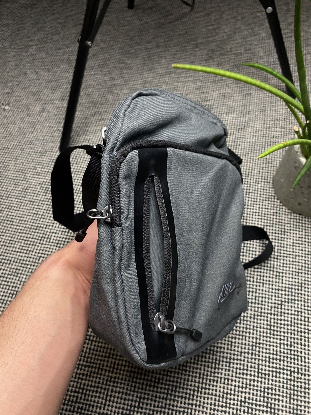 Nike × Vintage Vintage rare Nike tech fleece mini bag y2k drill Size ONE SIZE - 8 Thumbnail