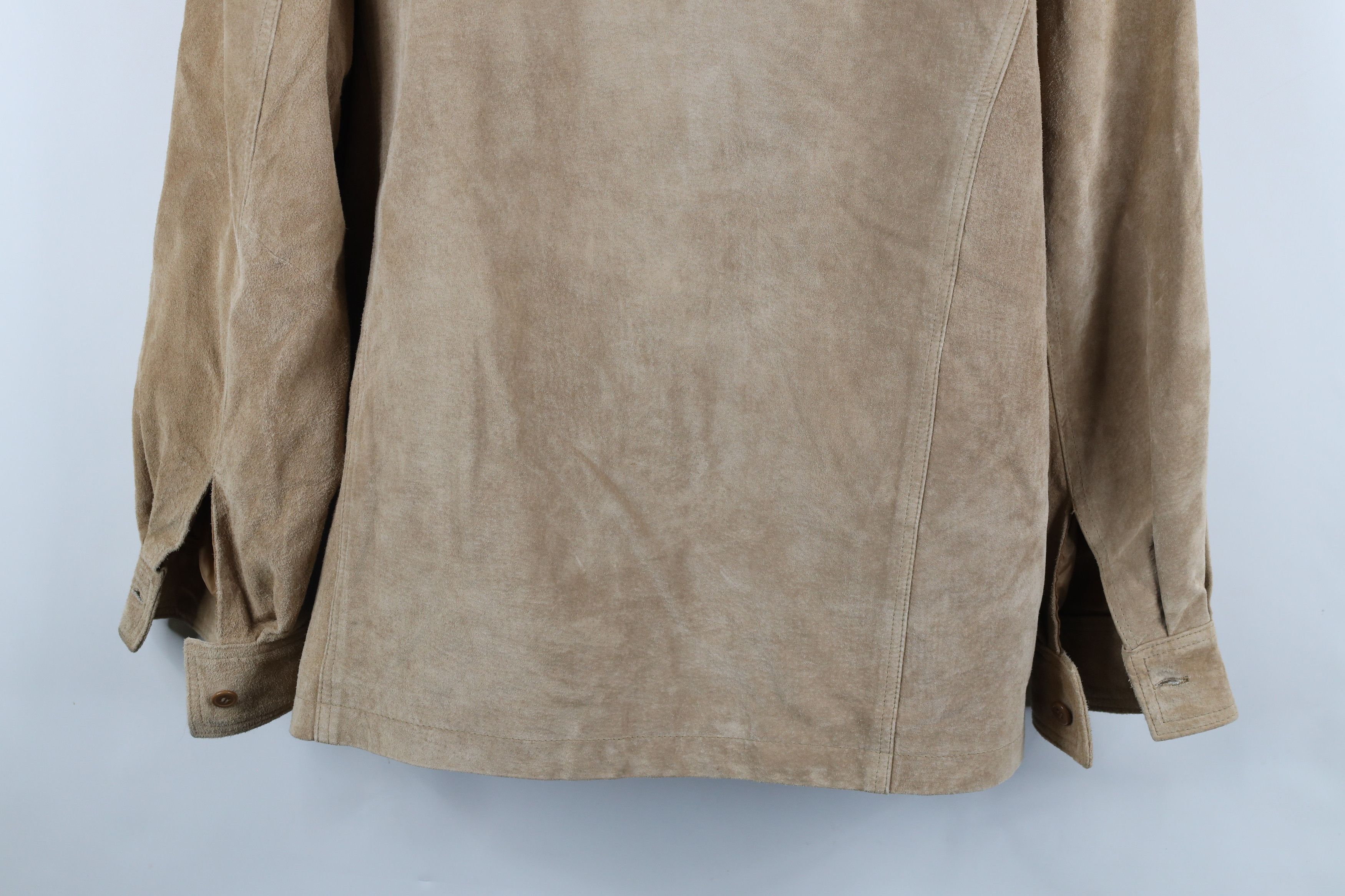 Vintage Vintage 90s Streetwear Collared Button Shirt Jacket Jac Size US L / EU 52-54 / 3 - 11 Thumbnail