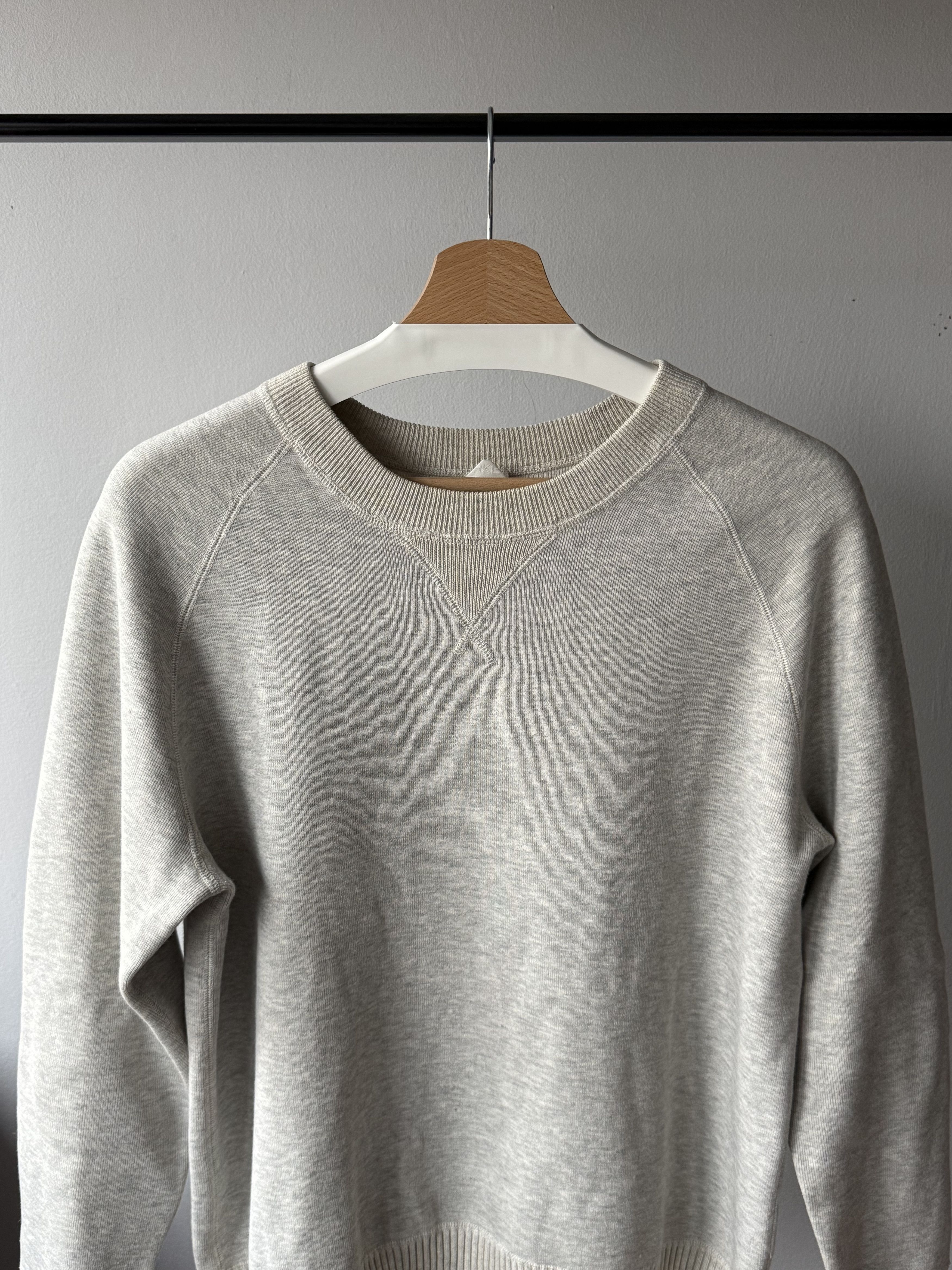 Arket Arket French Terry Cotton Wool Elbow Patches Gray Sweatshirt Size US S / EU 44-46 / 1 - 3 Thumbnail
