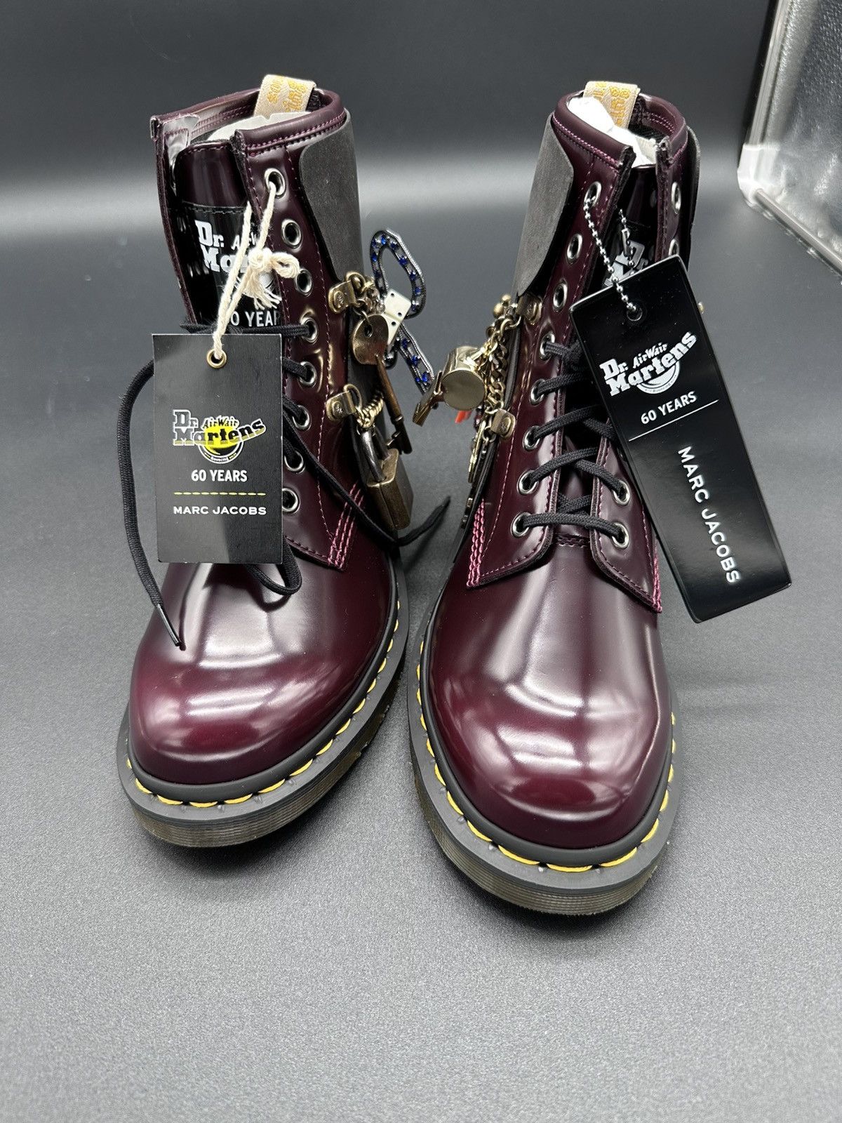 Marc Jacobs MARC JACOBS BLACK KIKI PLATFORM BOOTS HEAVEN