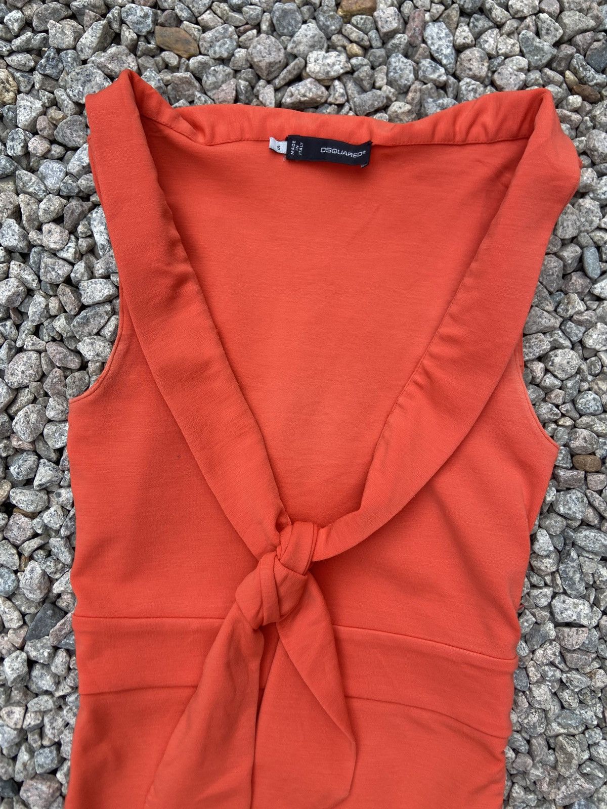 Dsquared2 Dsquared2 pencil dress knee length and a tie-front neckline Size S / US 4 / IT 40 - 2 Thumbnail
