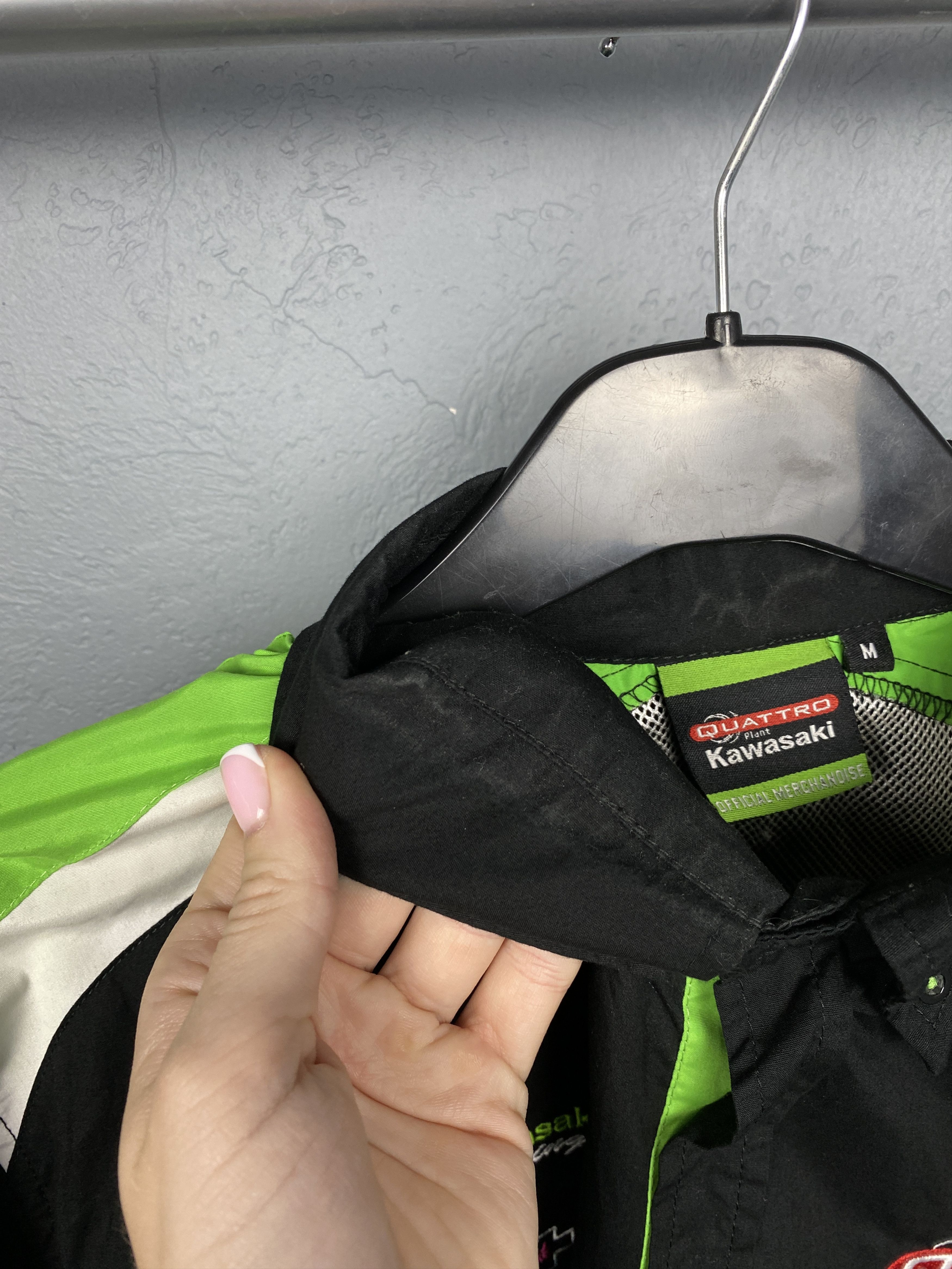 Japanese Brand Kawasaki Racing Team Vintage Mens Short Sleeve Shirt Size US M / EU 48-50 / 2 - 6 Thumbnail