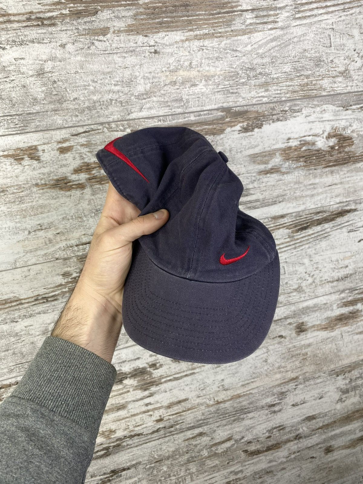 Nike × Vintage Mens Vintage Nike big logo hats cap hat y2k rare swoosh acg Size ONE SIZE - 3 Thumbnail
