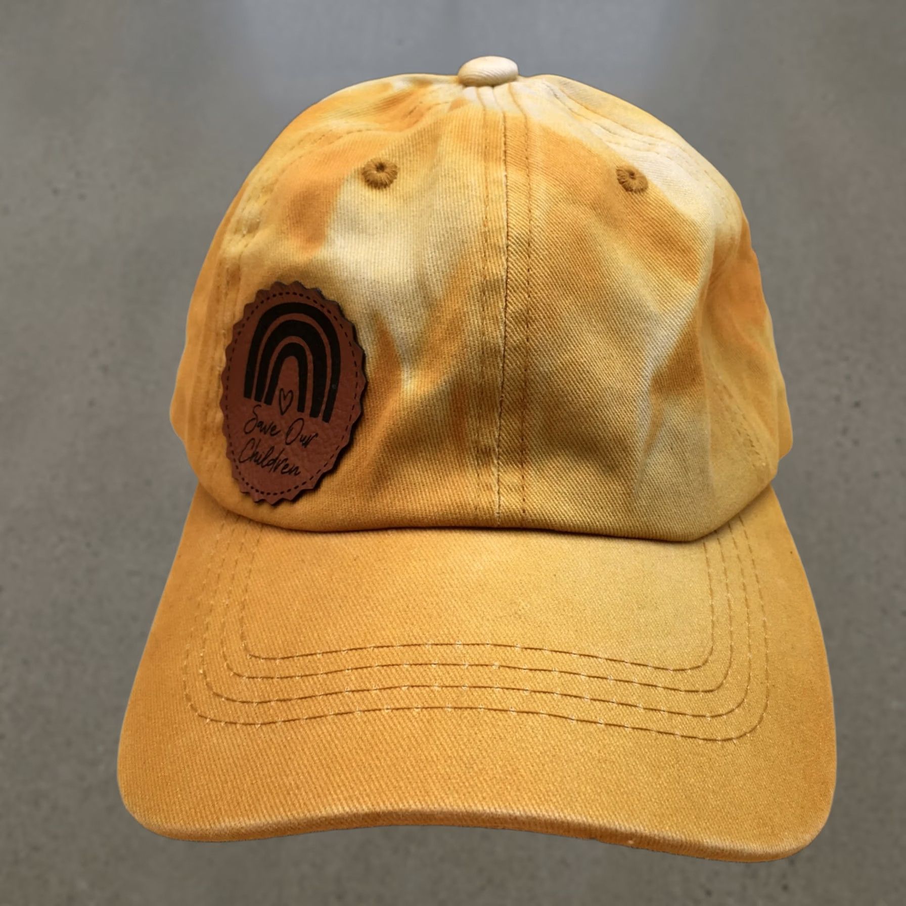 Vintage Save Our Children Baseball Cap Womens Gold One Size Adjustable Curved Brim Size ONE SIZE - 1 Thumbnail
