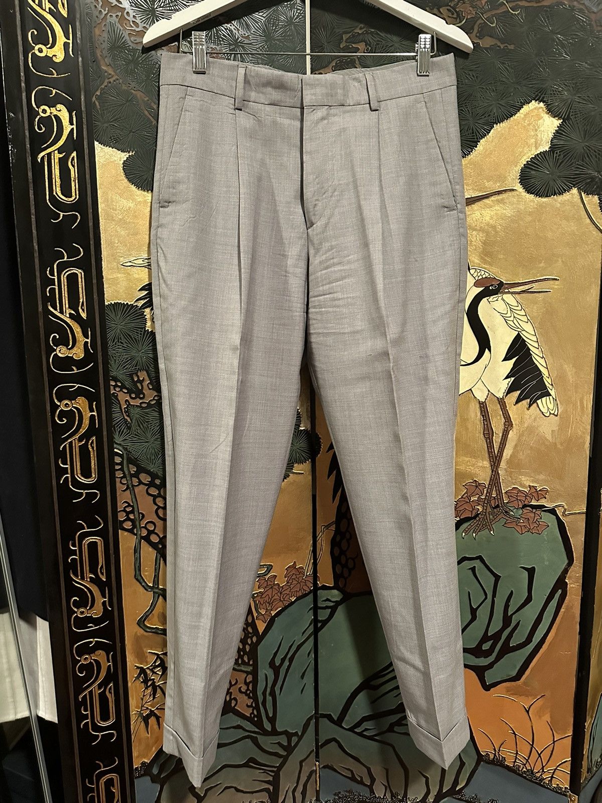Cos Cos Lightweight Grey Trousers Size US 30 / EU 46 - 1 Thumbnail