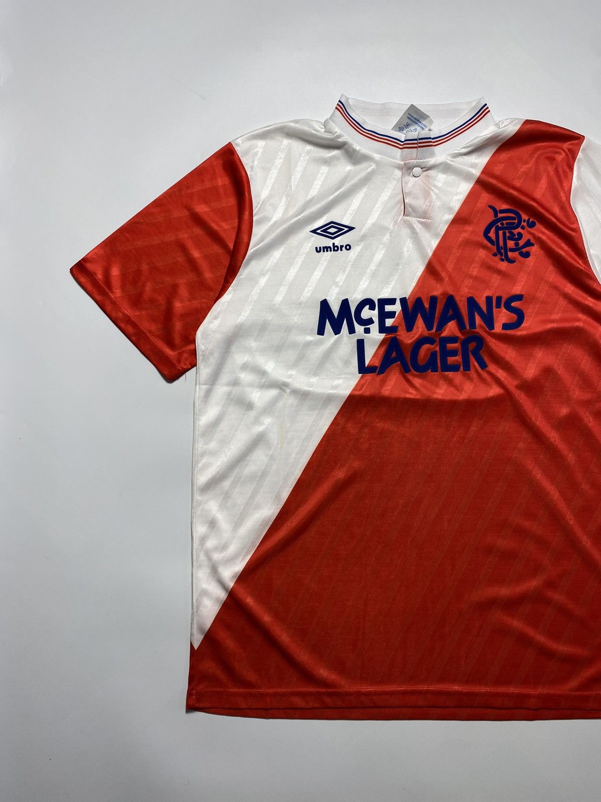 Umbro × Vintage Vintage 1987-1990 Glasgow Rangers Away Kit Jersey Size US L / EU 52-54 / 3 - 2 Thumbnail