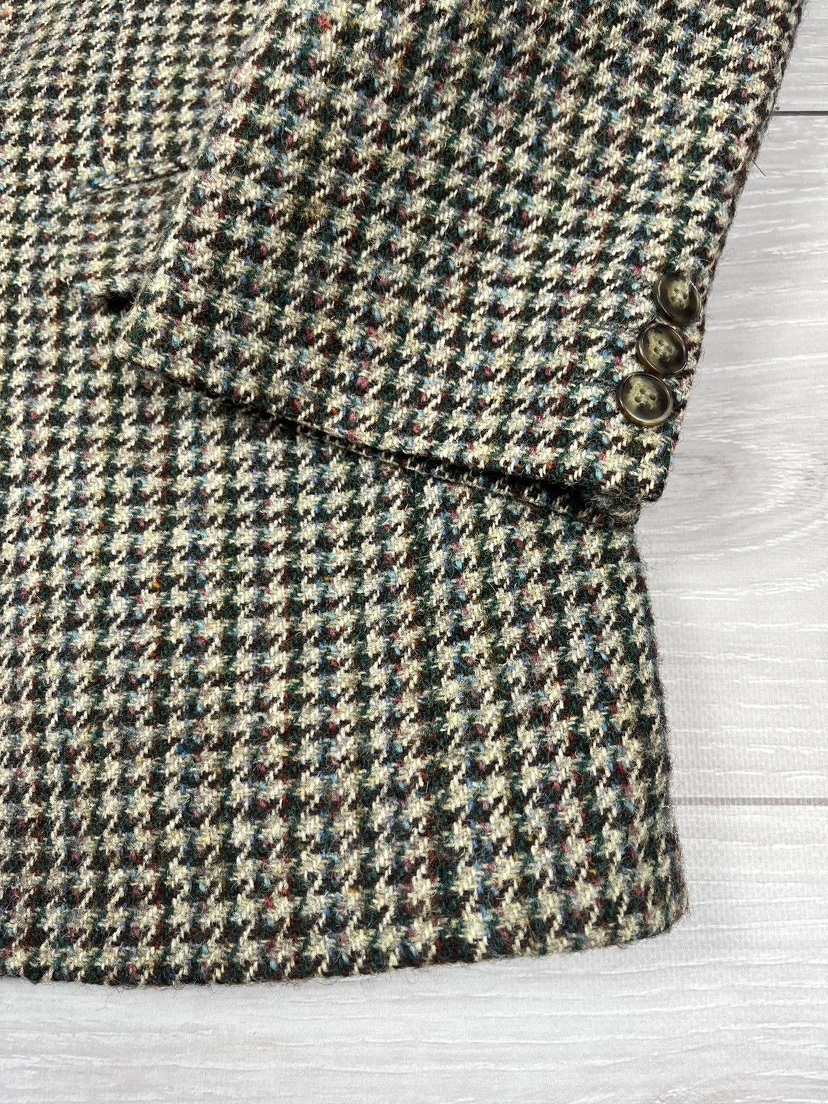 Harris Tweed Harris Tweed England Vintage 100% Wool Blazer Jacket Size 40R - 6 Thumbnail
