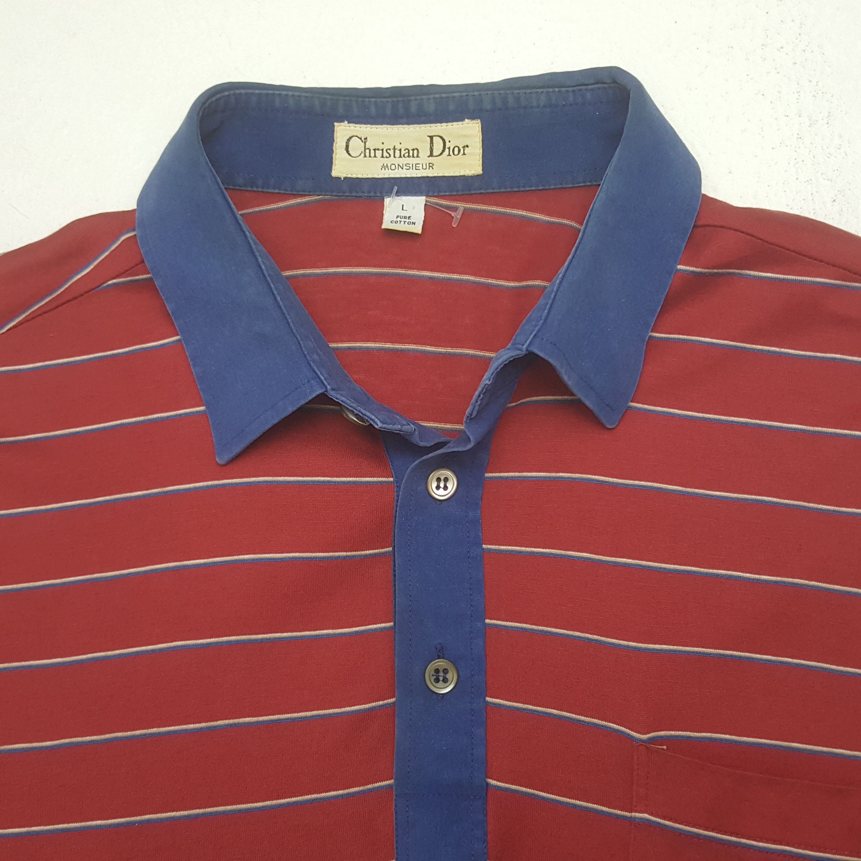 Christian Dior Monsieur Vintage Christian Dior Monsieur Designer Polos C319N73 Size US L / EU 52-54 / 3 - 4 Thumbnail