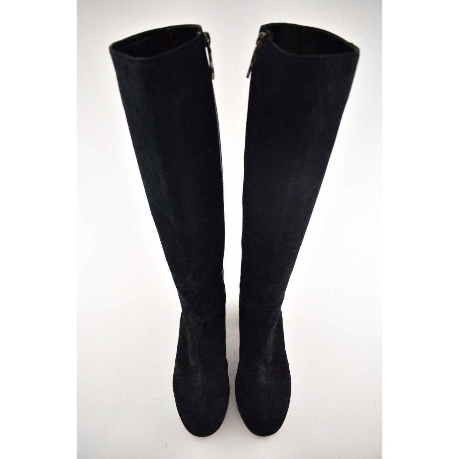 Christian Louboutin Christian Louboutin Liliboot 30 Black Suede Zipper Zip Knee Size US 4.5 / IT 34.5 - 7 Thumbnail