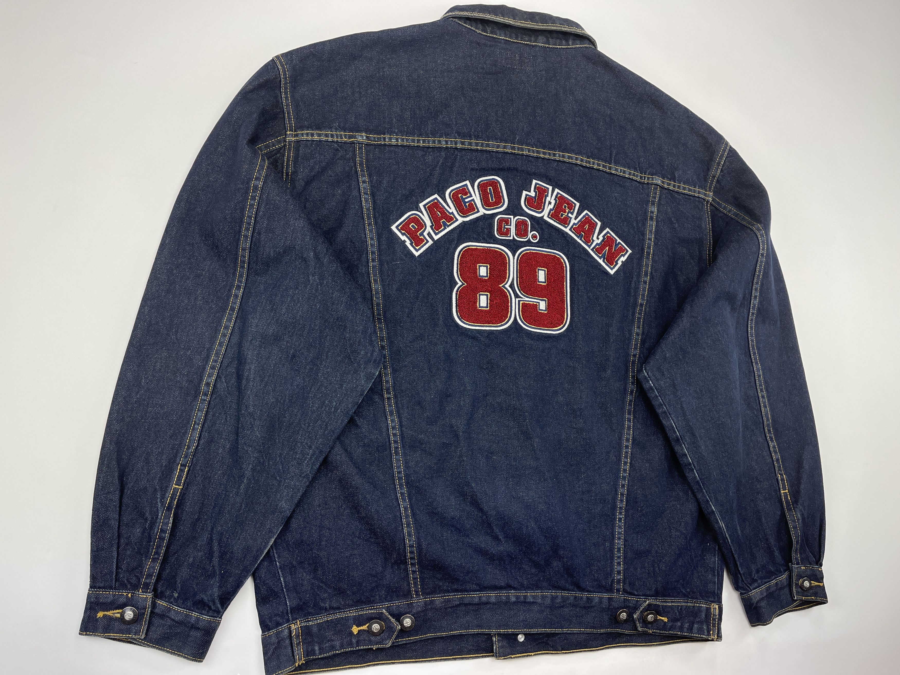 Vintage Paco jacket, Paco Sport, vintage denim jacket, 90s hip hop L Size US L / EU 52-54 / 3 - 3 Thumbnail