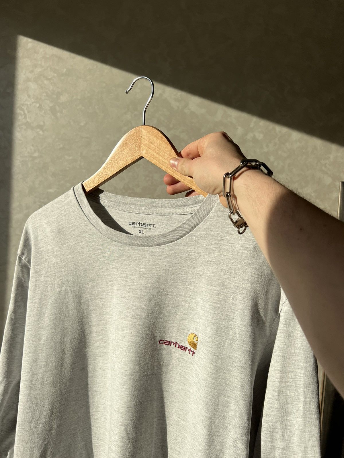 Carhartt × Carhartt Wip Carhartt Script Logo Longsleeve Size US XL / EU 56 / 4 - 9 Thumbnail