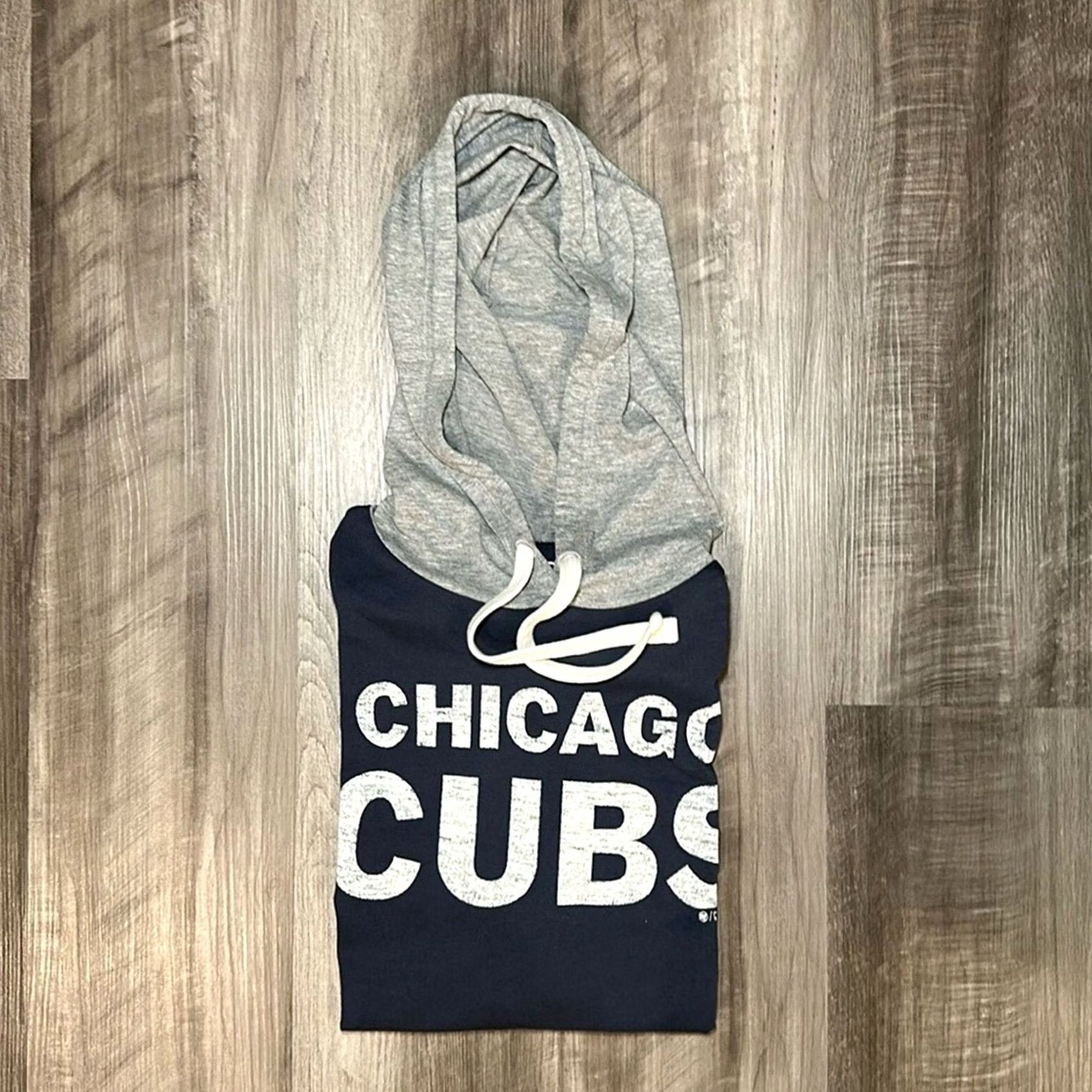 47 47 Brand Chicago Cubs Hoodie Tee Long Sleeve Small Men Size US S / EU 44-46 / 1 - 2 Thumbnail