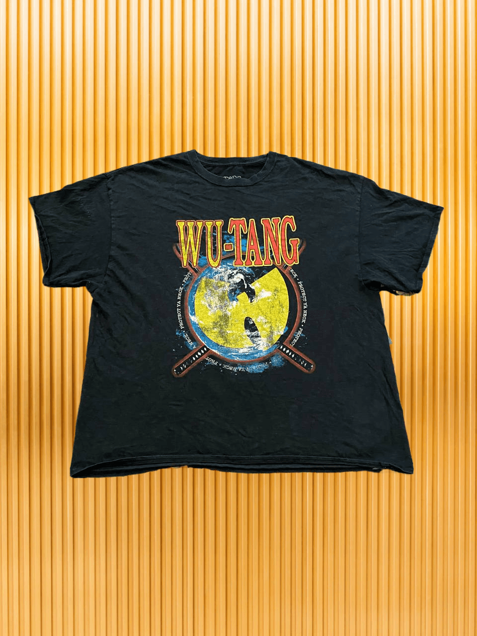 Wu-Tang Clan 3XL Y2K T-shirt Wu-Tang Clan big logo black Vintage Size US XXL / EU 58 / 5 - 1 Thumbnail