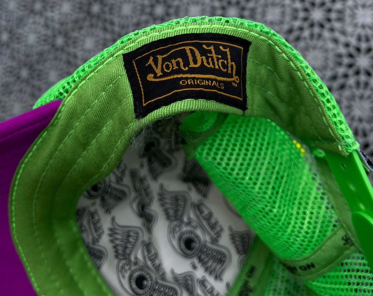 Japanese Brand × Von Dutch 🔥Rare VON DUTCH Colored Panelled Trucker Cap Size ONE SIZE - 8 Thumbnail