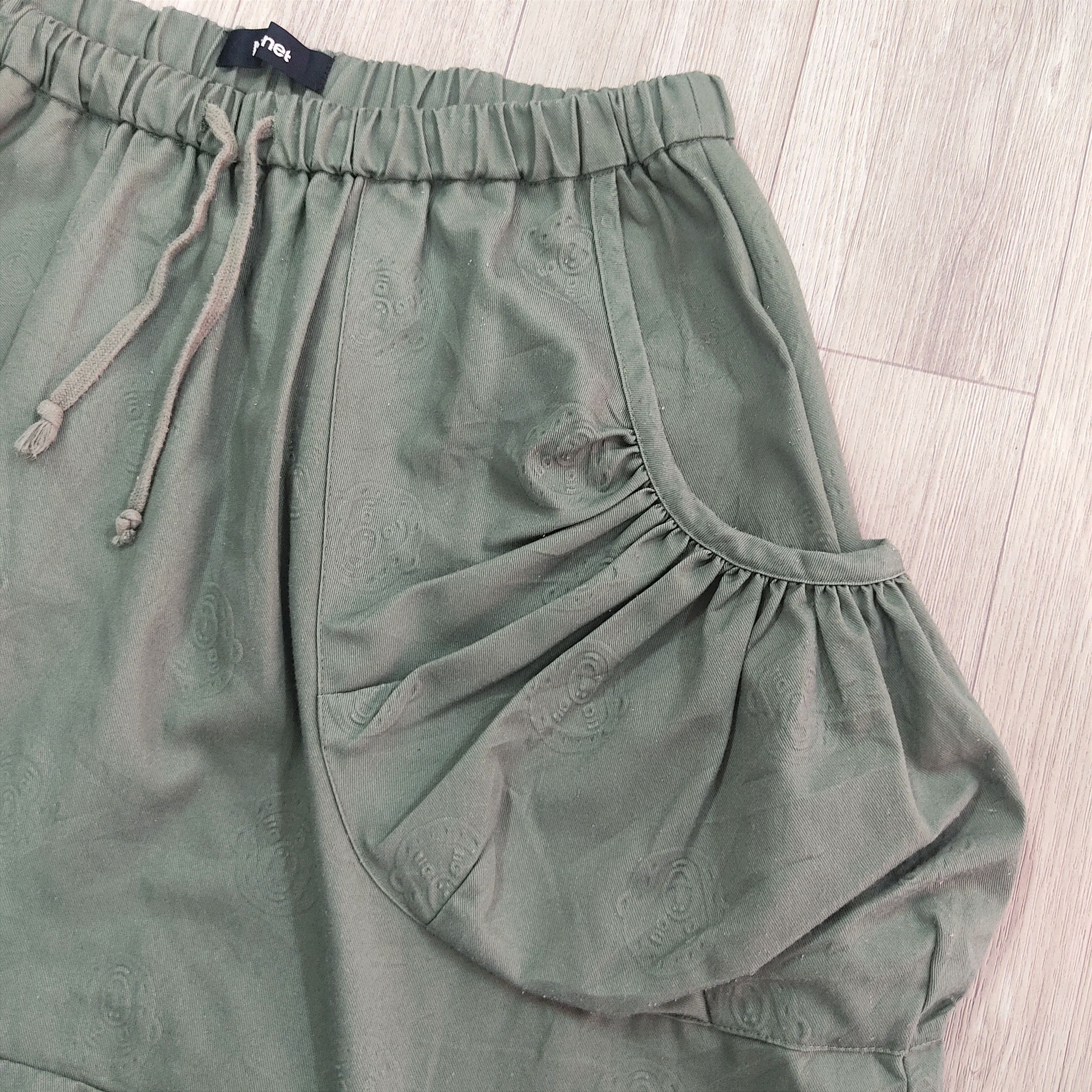 Issey Miyake NÉ-NET AOP Monkeys Jacquard Drop-Crotch Harem Pants Size 27" / US 4 / IT 40 - 4 Thumbnail
