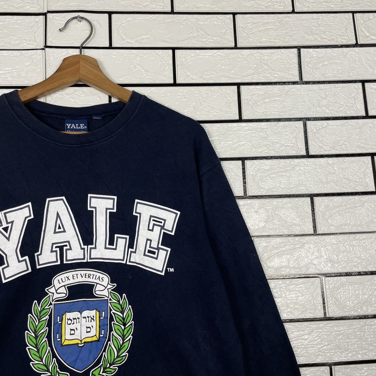 Japanese Brand Yale University Crewneck Sweatshirt Size US M / EU 48-50 / 2 - 5 Thumbnail