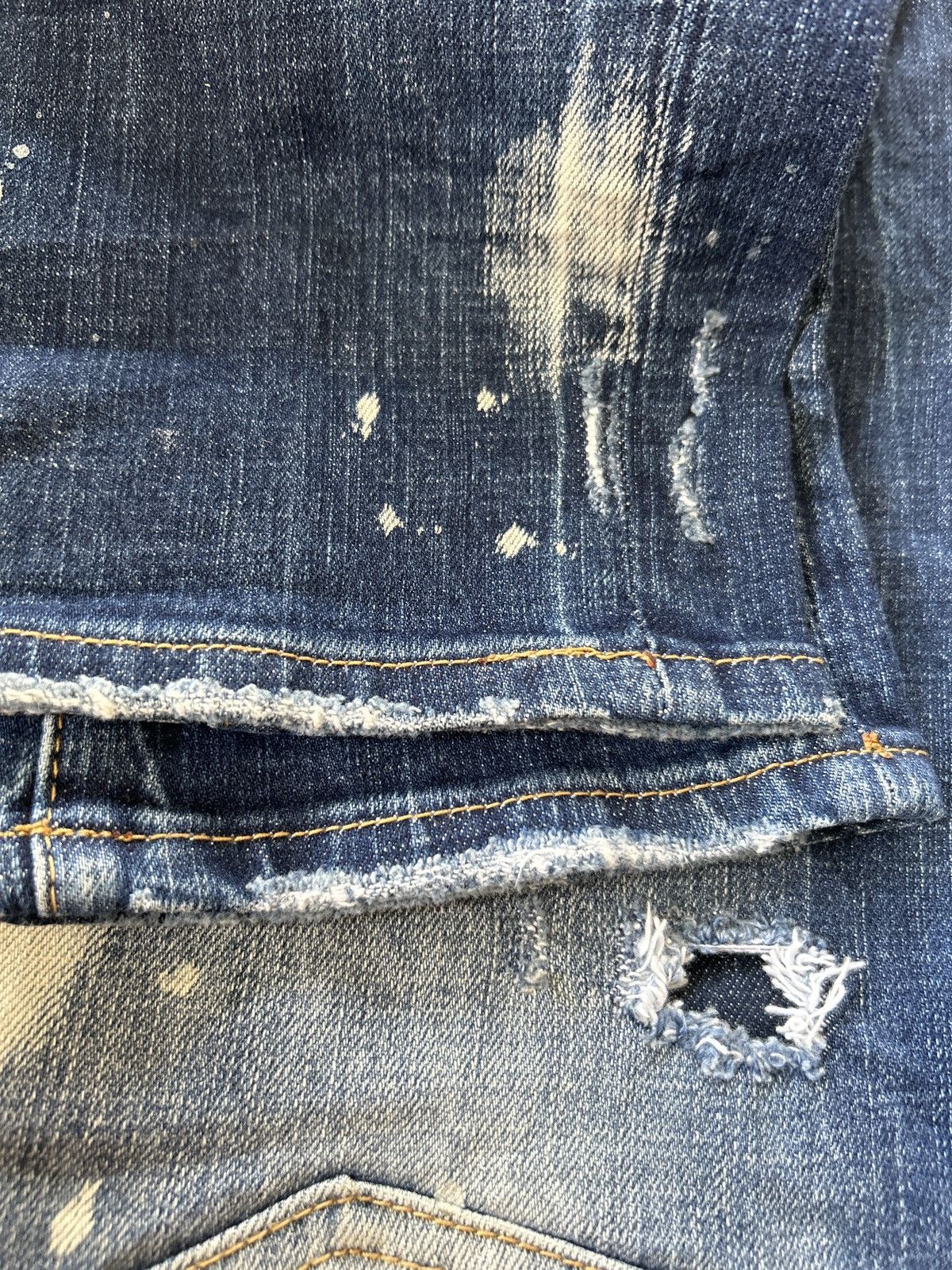 Dsquared2 DSQUARED2 disteressed denim stretch jeans made in italy Size US 32 / EU 48 - 7 Thumbnail