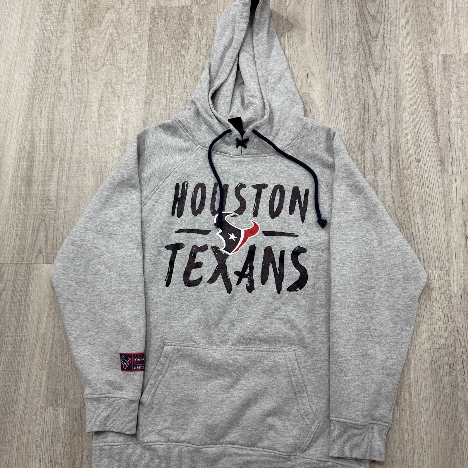Other Houston Texans Hoodie Men's Large Gray Pullover Sweatshirt Size US L / EU 52-54 / 3 - 2 Thumbnail