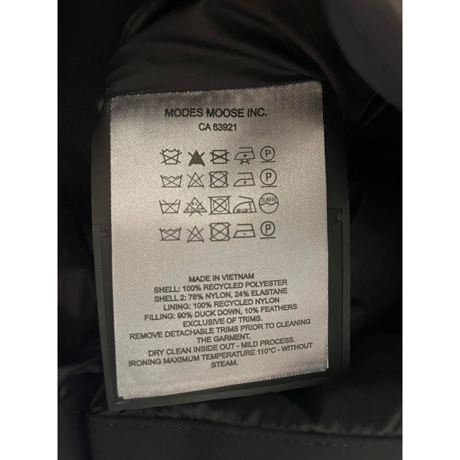 Moose Knuckles Moose Knuckles Black & Silver Puffer Jacket Size US M / EU 48-50 / 2 - 19 Thumbnail