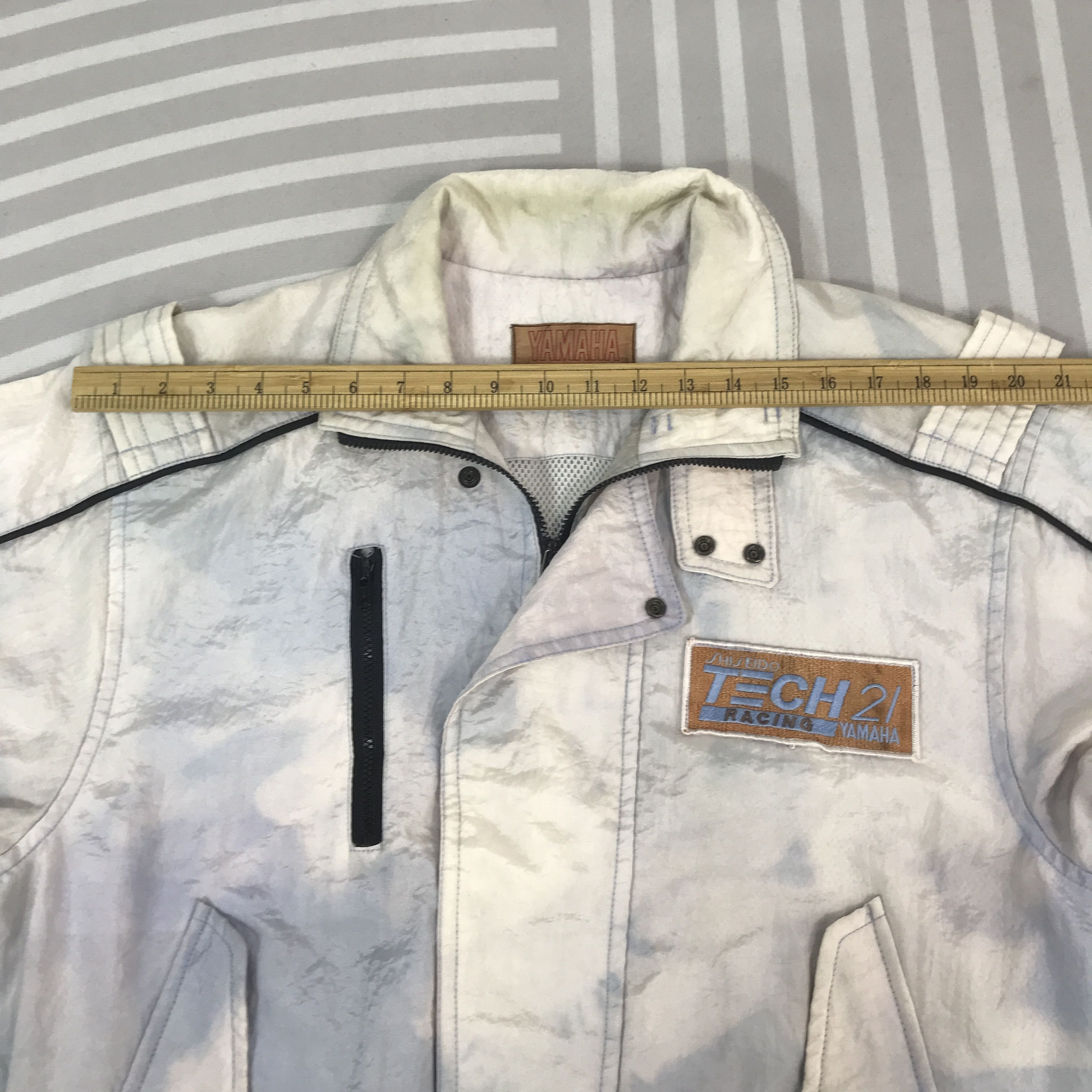 Vintage × Yamaha Vintage Yamaha Shiseido Tech 21 Racing Acid wash Jacket Size US L / EU 52-54 / 3 - 6 Thumbnail