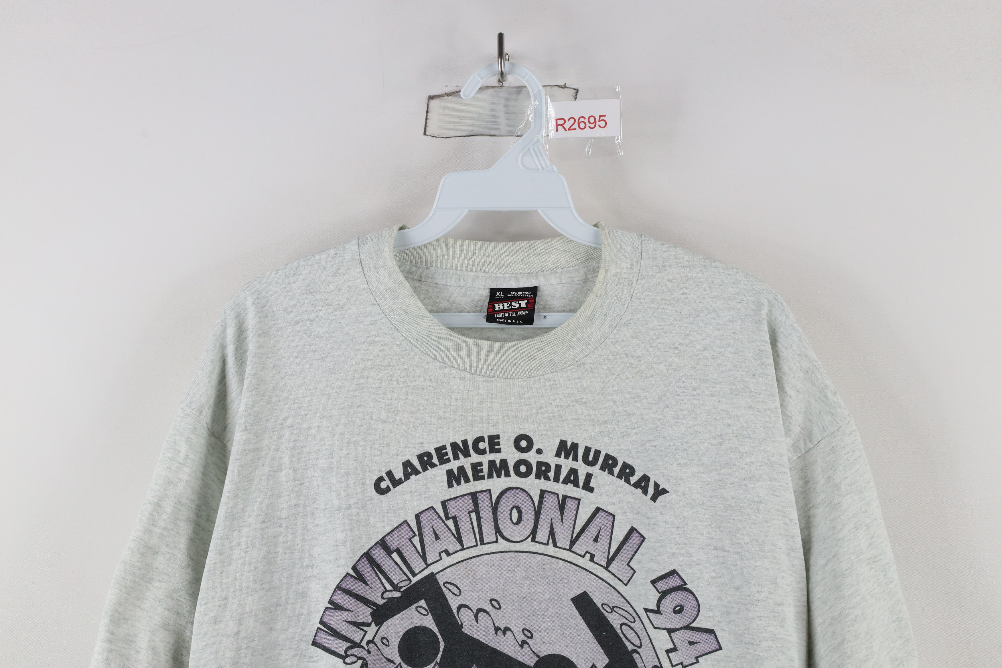 Vintage Vintage 90s O Murray Invitational YMCA Swimming T-Shirt Size US XL / EU 56 / 4 - 2 Thumbnail