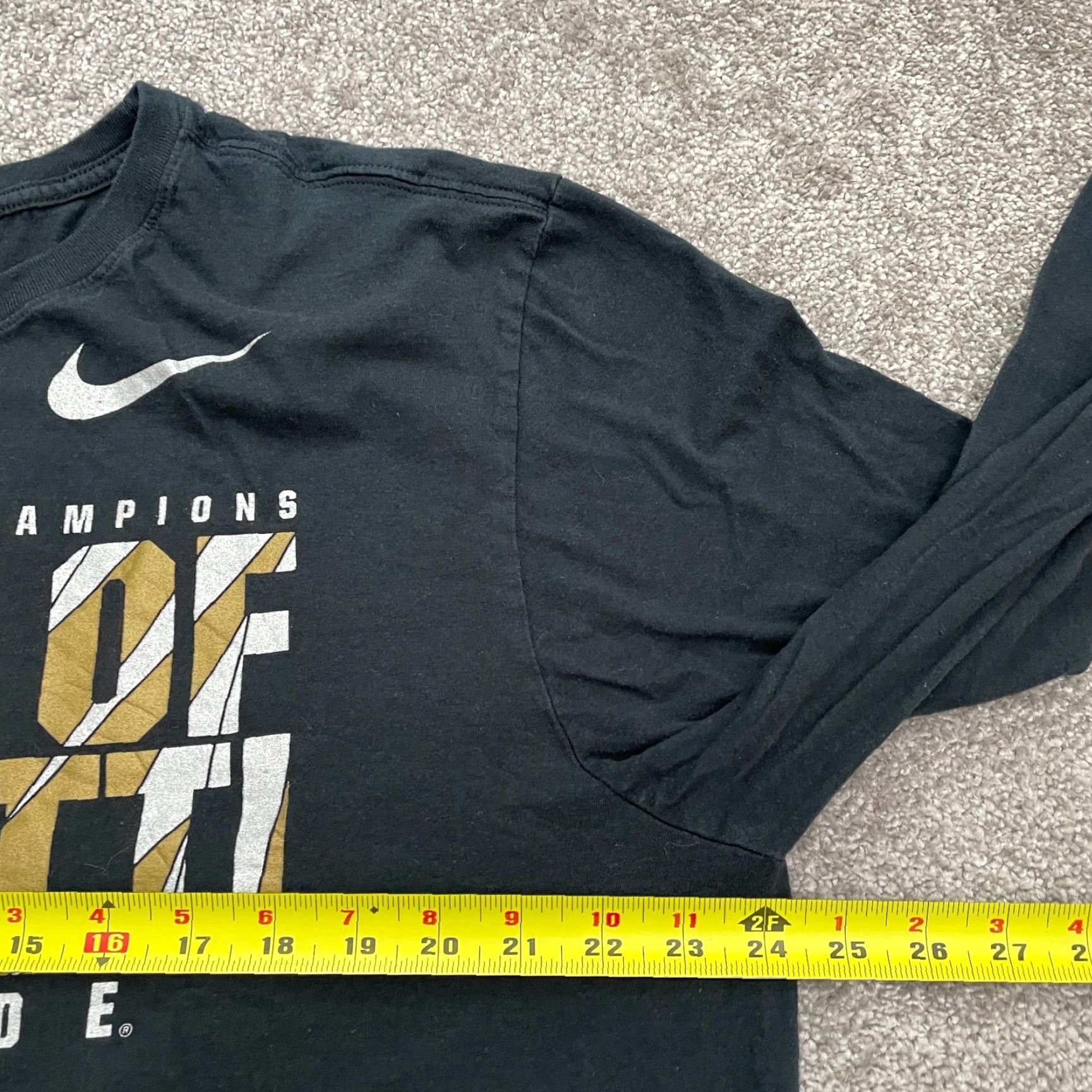 Nike Nike Long Sleeve T-Shirt XXL Black Alabama Crimson Tide Sports Mens Size US XXL / EU 58 / 5 - 6 Thumbnail