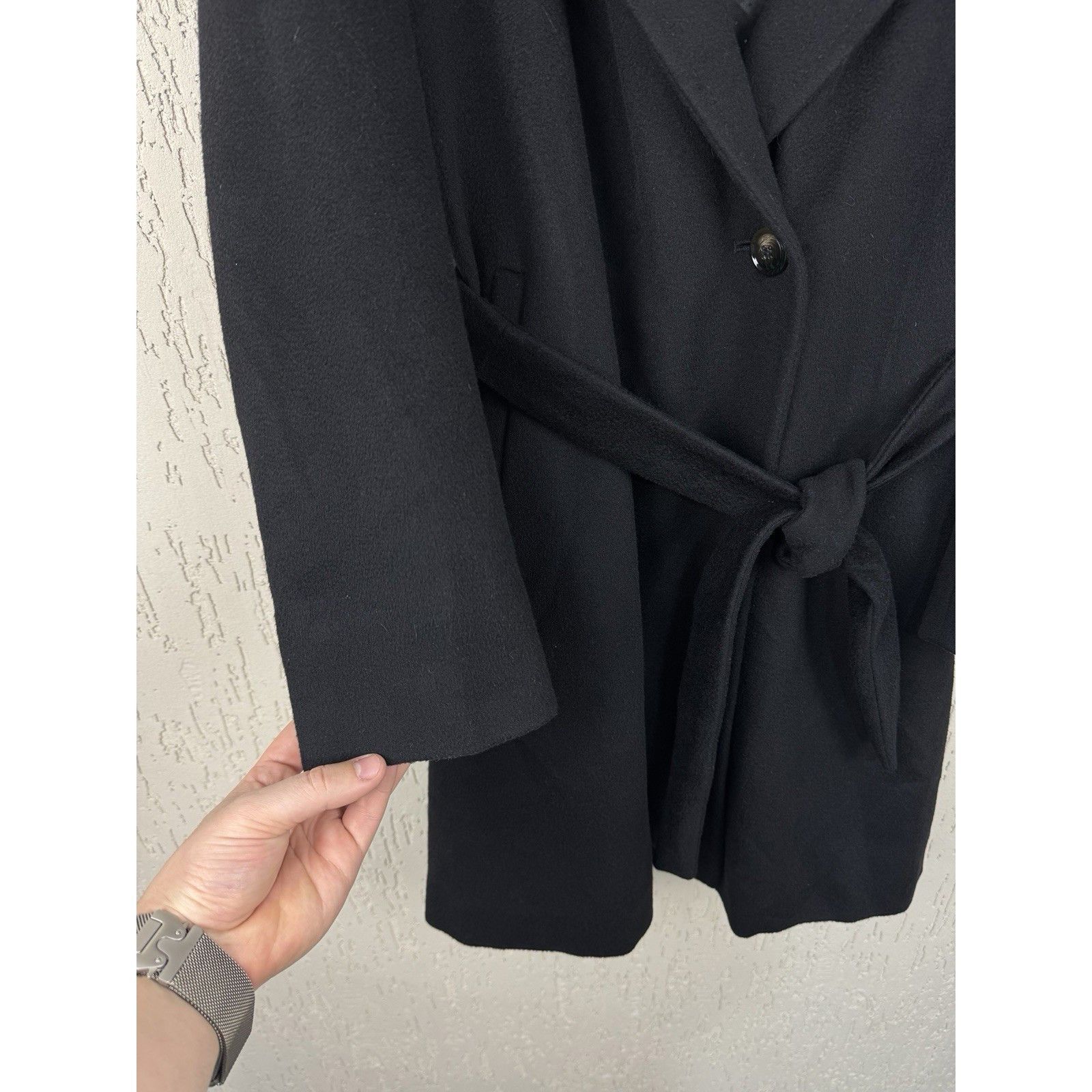 Weekend Max Mara Max Mara Weekend Biella Abiti Lana Wool Coat Hooded Fur Trim Size XL / US 12-14 / IT 48-50 - 5 Thumbnail