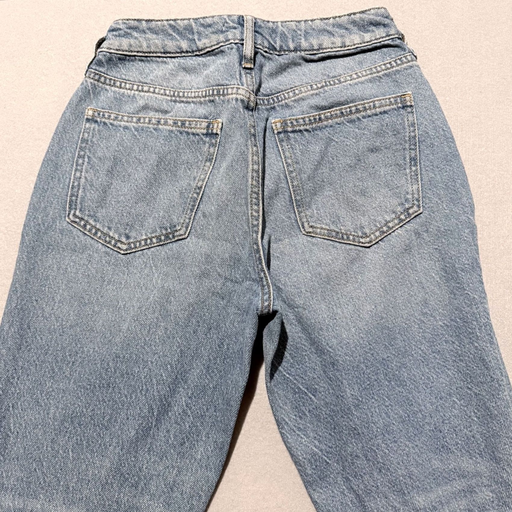 Pacsun Pacsun Mom Jeans Women's Blue Denim Mid-Rise Straight Zip Fly Slim Fit - 24 Size 42" / US 20 - 3 Thumbnail