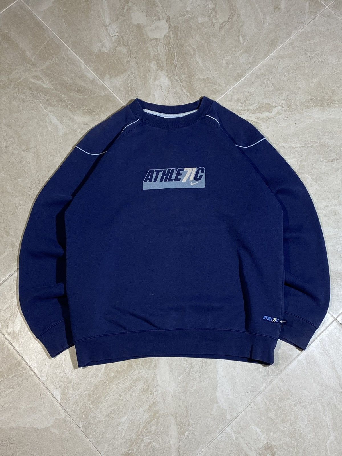 Nike Vintage Nike Athletic hype streetwear style sweatshirt Size US S / EU 44-46 / 1 - 1 Thumbnail