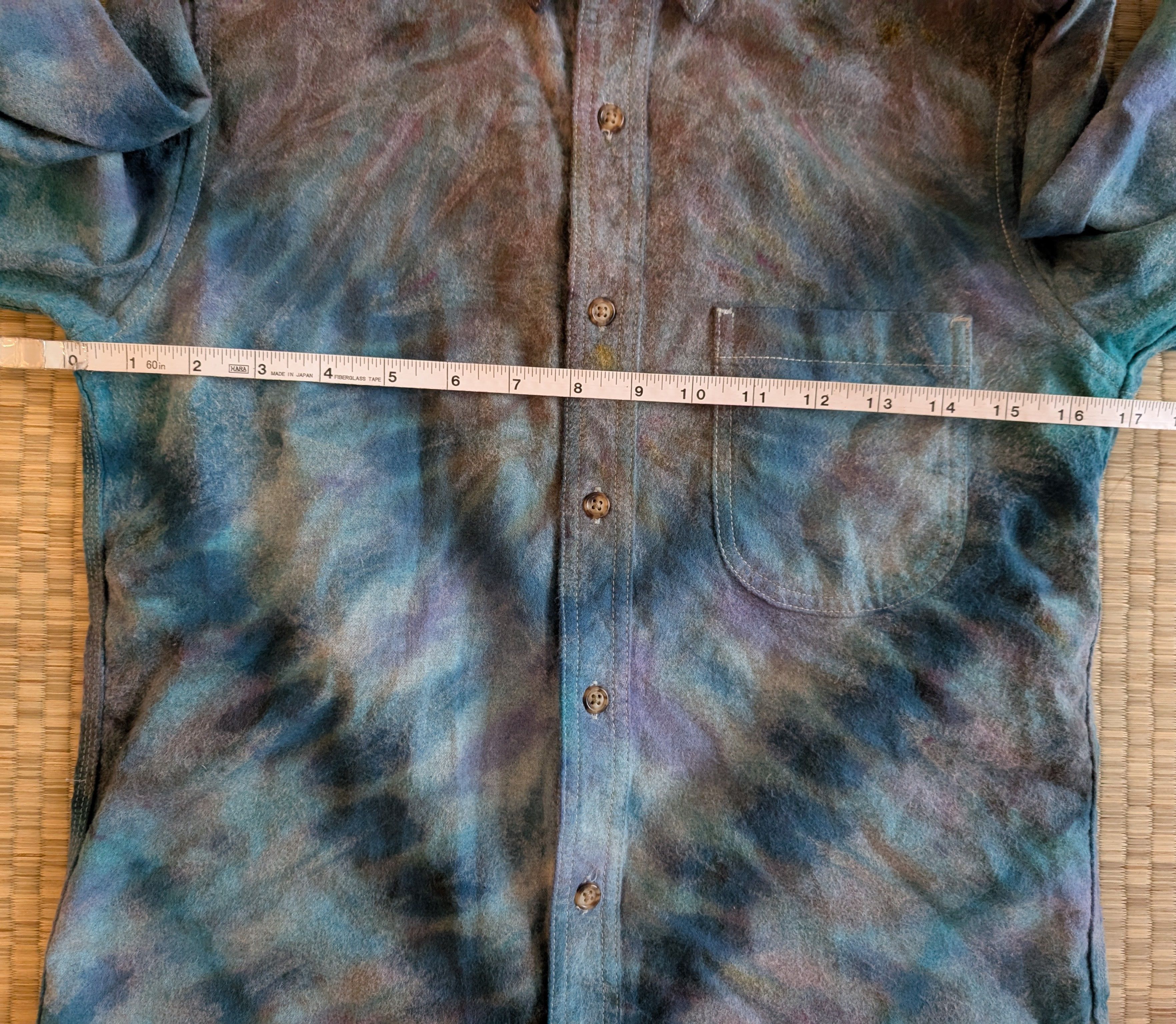 Rogue Territory Rogue Territory Tie Dye Button Up Shirt Made in USA Size US S / EU 44-46 / 1 - 4 Thumbnail