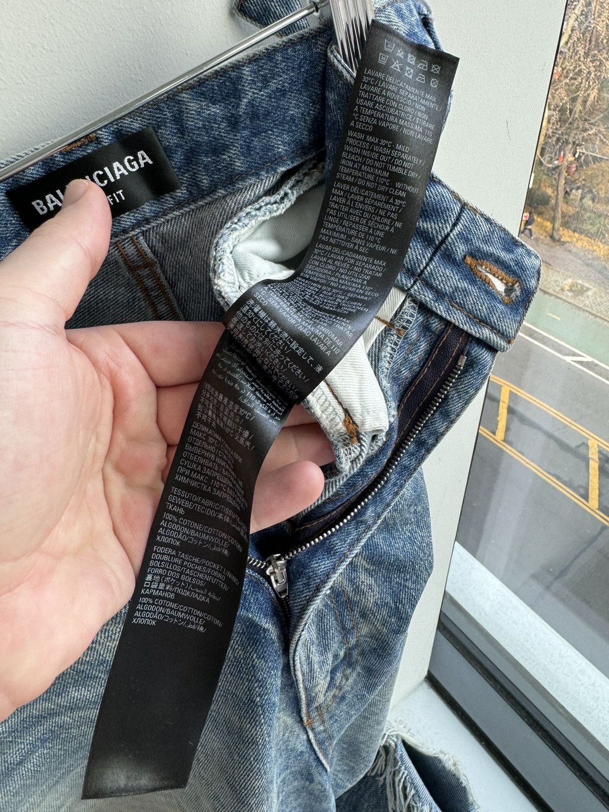 BALENCIAGA 22SS DESTROYED SKATER JEANS - デニム/ジーンズ