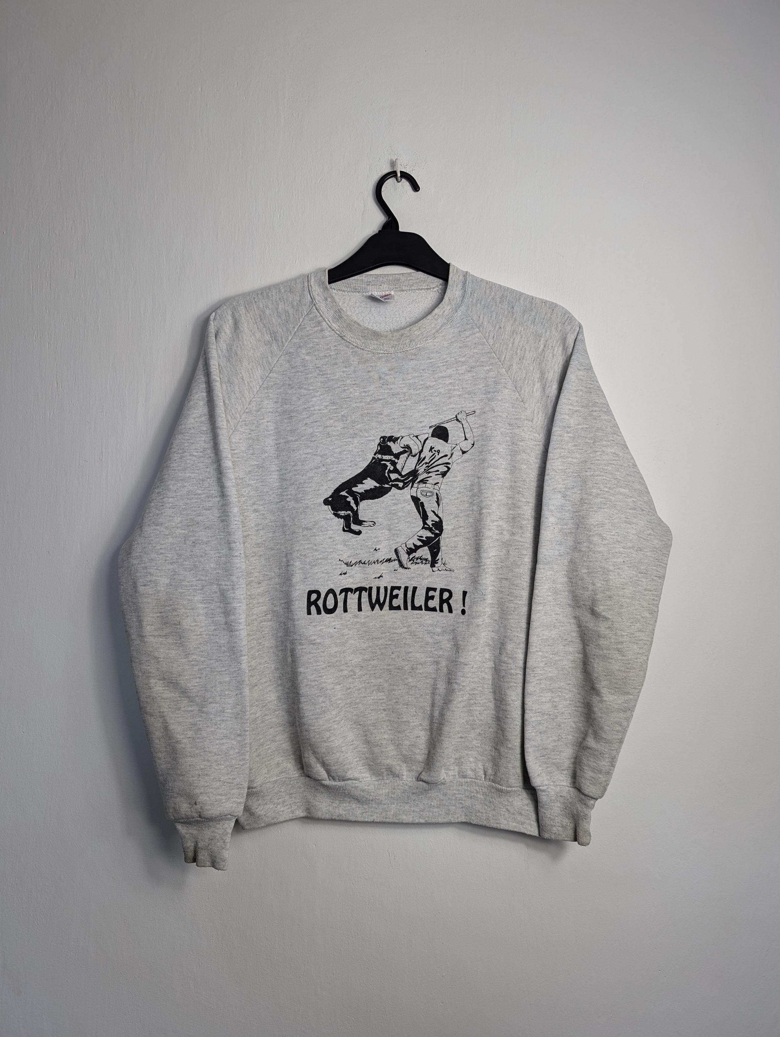 Jerzees Vintage 90s Jerzees Rottweiler Dog Graphic Crewneck USA Size US M / EU 48-50 / 2 - 1 Thumbnail