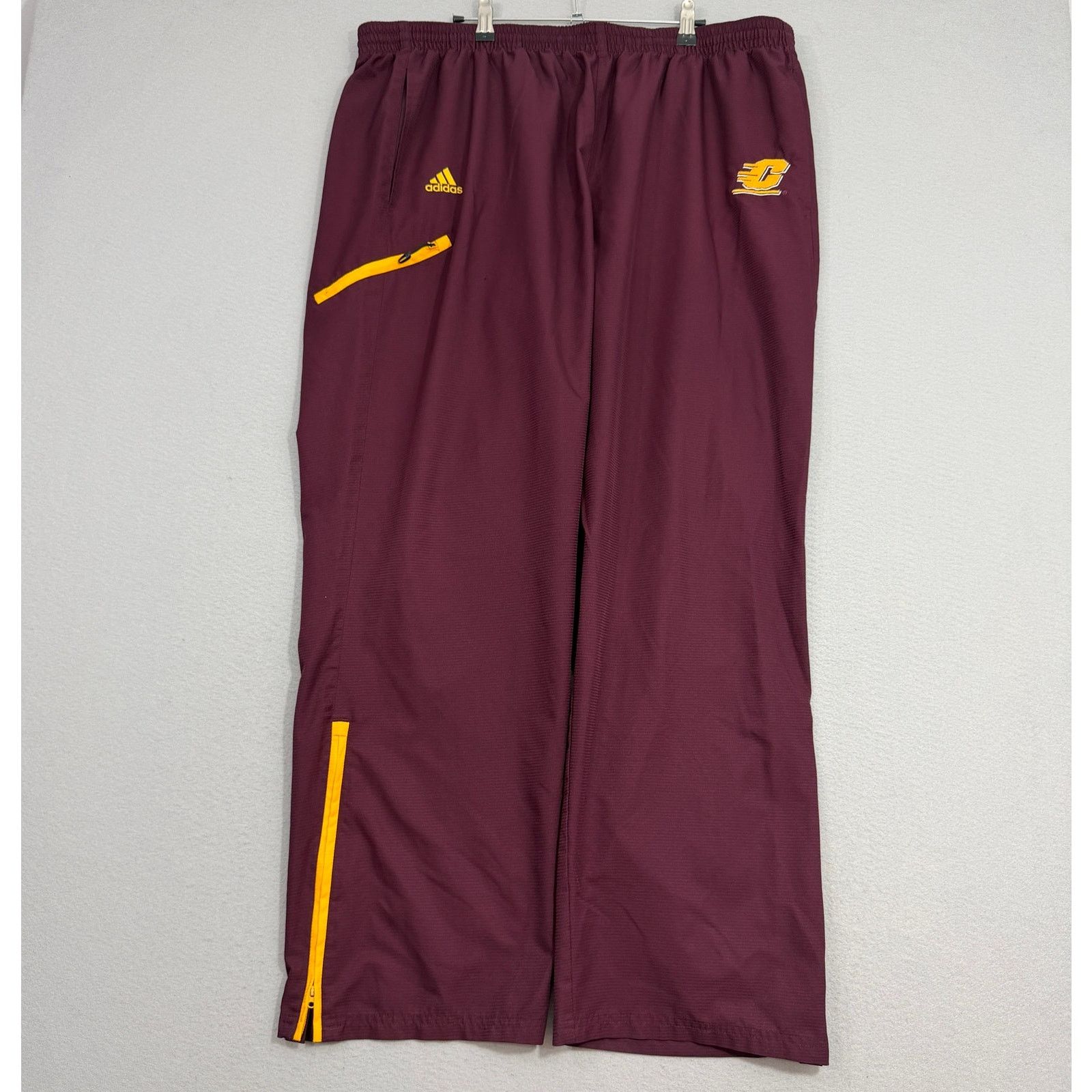 Adidas Adidas Central Michigan University Windbreaker Track Pants Size US 40 / EU 56 - 1 Thumbnail